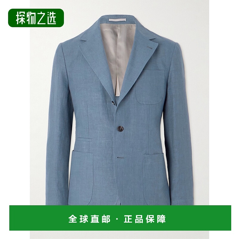 香港直邮Brunello Cucinelli 布内罗·古奇拉利 男士 单排扣西装