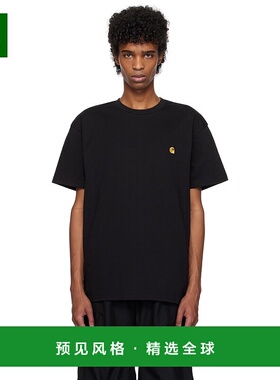 1h可退 香港直邮CARHARTT WIP 男士 黑色 Chase T 恤 I026391