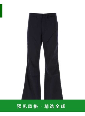 1h可退 香港直邮Wales Bonner 男士 长裤 MA23TR04CO01599NAVY