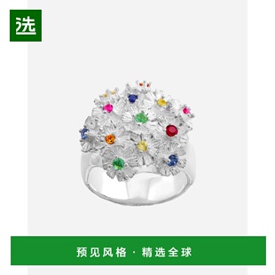 1h可退 香港直邮Bleue Burnham 女士 Bague Bouquet en Argent 戒