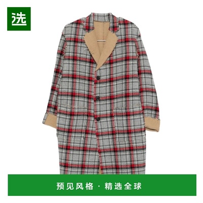 香港直邮R13 女士外套 R13WR469R566AREDGREYPLAID AW2025