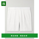 修身 1h可退 直筒褶裥亚麻 男士 Pienza 香港直邮Brioni 布里奥尼