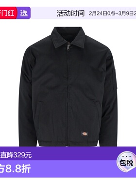 1h可退 香港直邮Dickies 迪凯斯 男士 DICKIES 黑色夹克 DK0A87O6