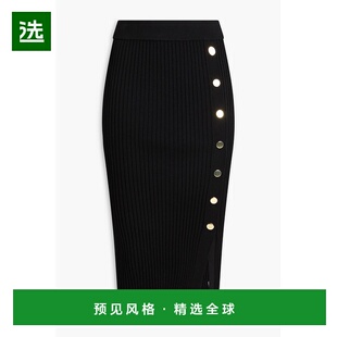 1h可退 香港直邮VERONICA BEARD 女士 Tanner 罗纹针织中长半身裙