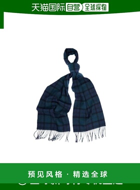 香港直邮Barbour 格子呢羔羊毛围巾 USC0001
