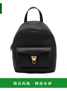 香港直邮COCCINELLE 女士双肩包 E1TFK140101001 AW2025 黑色