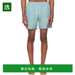 香港直邮AMIRI 男士 蓝色 Starburst 泳裤 AMSWTK1032短裤