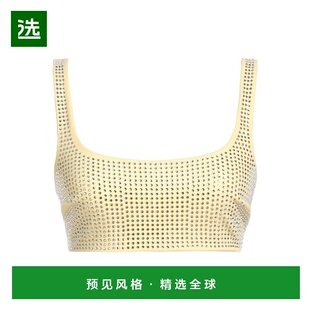 1h可退 香港直邮Patrizia Pepe 柏翠莎 佩佩 女士 上衣 yellow黄