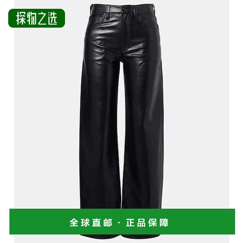 香港直邮AGOLDE 女士 32 弧形牛仔阔腿裤 black黑色 舒适时尚