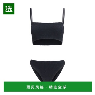 1h可退 香港直邮HUNZA G 女士 Gigi 泳衣 BGIGICRBLACK black黑色