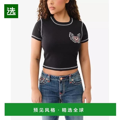 1h可退 【美国直邮】true religion 女士 上装T恤