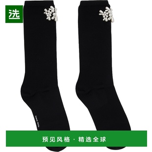 蒙娜·罗莎 Rocha 女士 黑色 Flow 1h可退 Beaded 香港直邮Simone