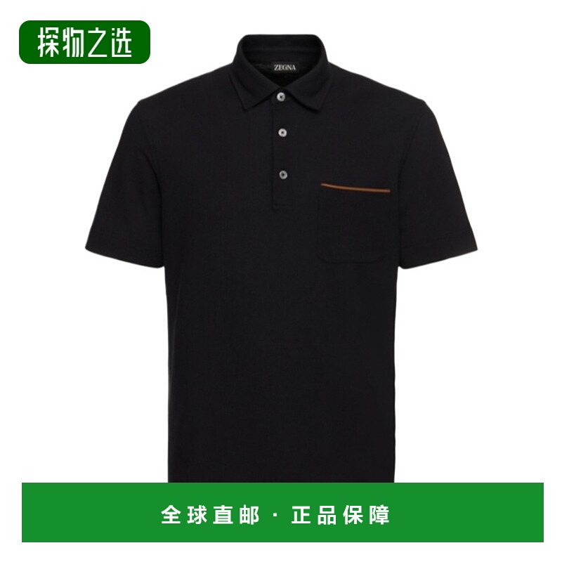 香港直邮Zegna 网眼布短袖POLO衫 79I-YBG015