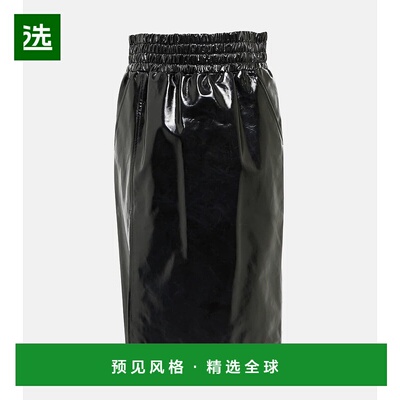 1h可退 香港直邮Tom Ford 汤姆·福特 女士 皮革中长半身裙 00099