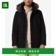 美国直邮 男士 Marc 1h可退 New York Dawson连帽派克大衣 仿皮