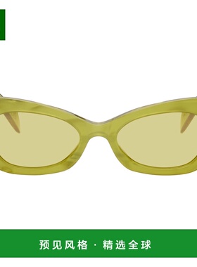 1h可退 香港直邮RETROSUPERFUTURE 男士 黄色 Izipho 太阳镜 I99