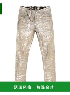 香港直邮Rick Owens 腰带环牛仔裤直筒裤 RU01E5393SGMC