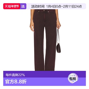 1h可退 香港直邮rag bone 瑞格布恩 女士 Logan 极轻阔腿牛仔裤 W