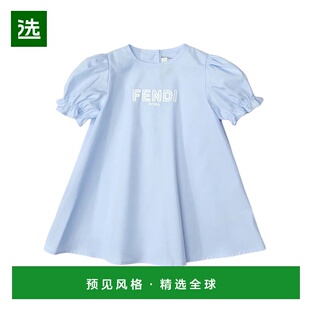 BFB559A31W 刺绣连衣裙 香港直邮Fendi 泡泡袖