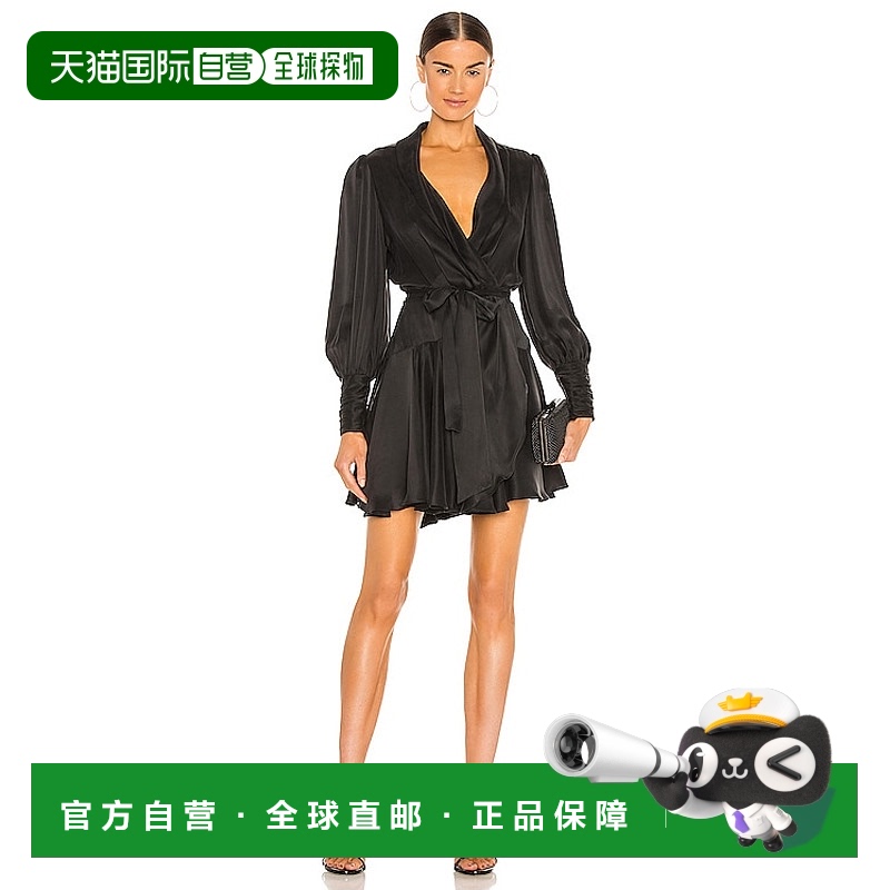1h可退 香港直邮ZIMMERMANN 女士 真丝裹式迷你连衣裙 8067DR25R