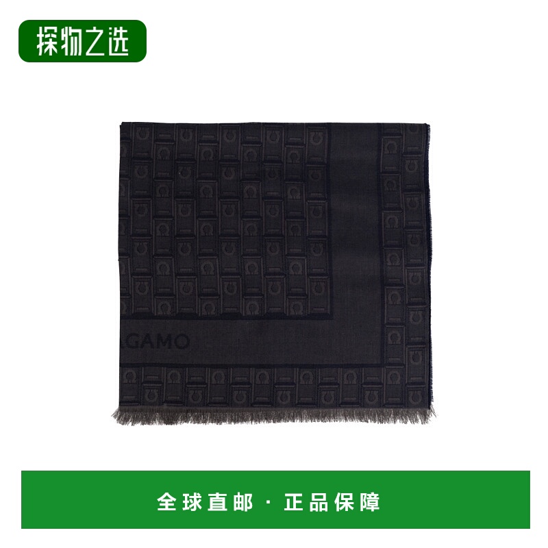 欧洲直邮SALVATORE FERRAGAMO 男士围巾520121STMONOSTR776150DAR