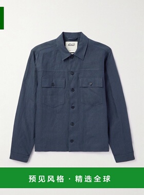香港直邮1h可退 VALSTAR 男士 Brixton 亚麻衬衫式夹克 407AA099