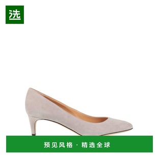 1h可退 香港直邮Sergio Rossi 塞乔·罗西 女士 浅口鞋 grey灰色