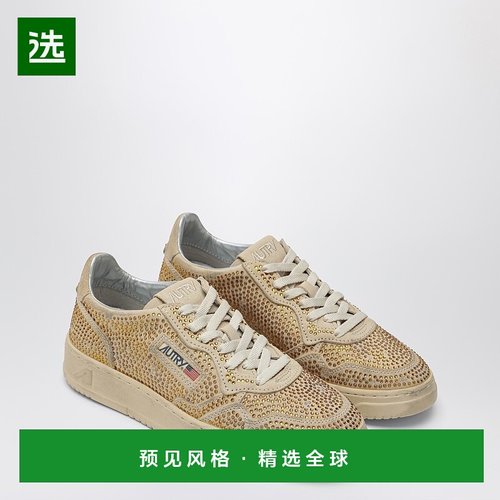 香港直邮AUTRY 女士 Medalist Crystals 古铜色运动鞋 AULWNA03