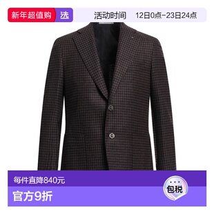 1h可退 香港直邮Corneliani 克莱利亚尼 男士 西装外套 brown棕色