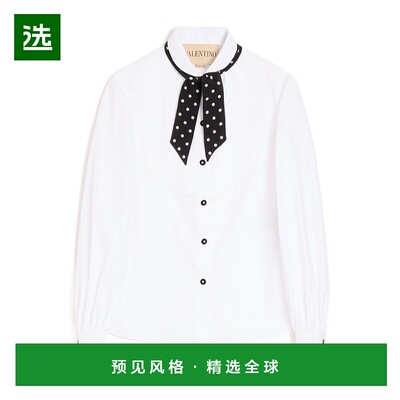 1h可退 香港直邮Valentino 长袖衬衫 BAB8655A6泡泡袖