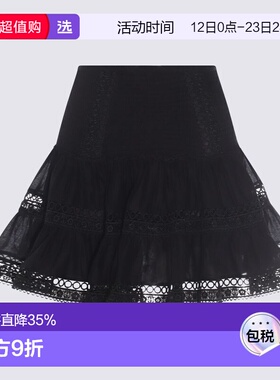 1h可退 香港直邮Charo Ruiz Ibiza 女士 CharoRuiz 黑色半身裙 25