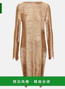 1h可退 香港直邮Tom Ford 汤姆·福特 女士 流苏迷你连衣裙 00099