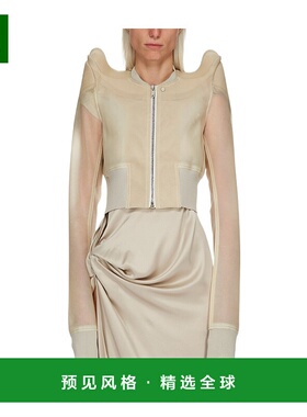 香港直邮Rick Owens 短款 TEC FLIGHT 透明皮夹克 RO01C5784LCT21