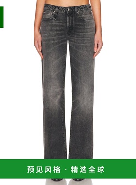 1h可退 香港直邮R13 女士 Effie 低腰直筒裤 R13WD220D392A