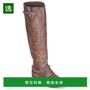 透气百搭女鞋 靴高筒中跟真皮潮流时尚 诺奥女士时装 欧洲直邮NOW