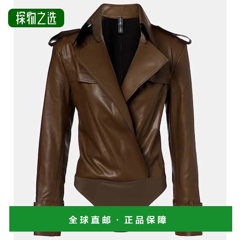 香港直邮NORMA KAMALI 诺玛·卡玛丽 女士 双排扣连体衣