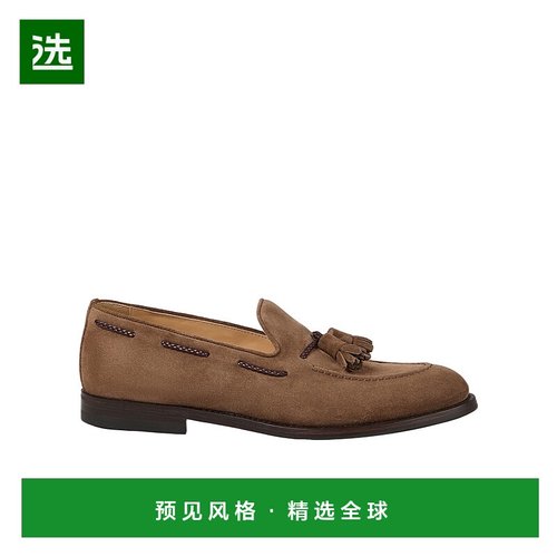 香港直邮Brunello Cucinelli 圆头乐福鞋 MZUPEAU713一脚蹬