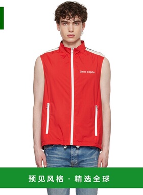 1h可退 香港直邮Palm Angels 棕榈天使 男士 红色 Classic 马甲 P