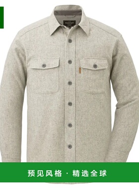 1h可退 香港直邮mont-bell 男士衬衫 1114126LGY CO 灰色 Wool Mo