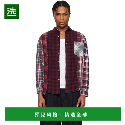 1h可退 香港直邮Needles 男士 多色 7 Cuts 衬衫 QV395 colorful