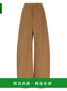 1h可退 香港直邮Giuseppe Di Morabito 女士 拉菲草编织长裤 06PS