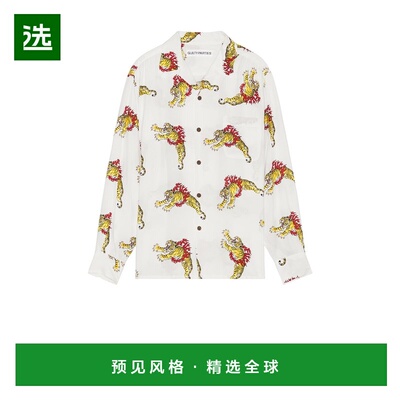 1h可退 香港直邮Wacko maria 男士 Tim Lehi 夏威夷衬衫 24FWWMSH