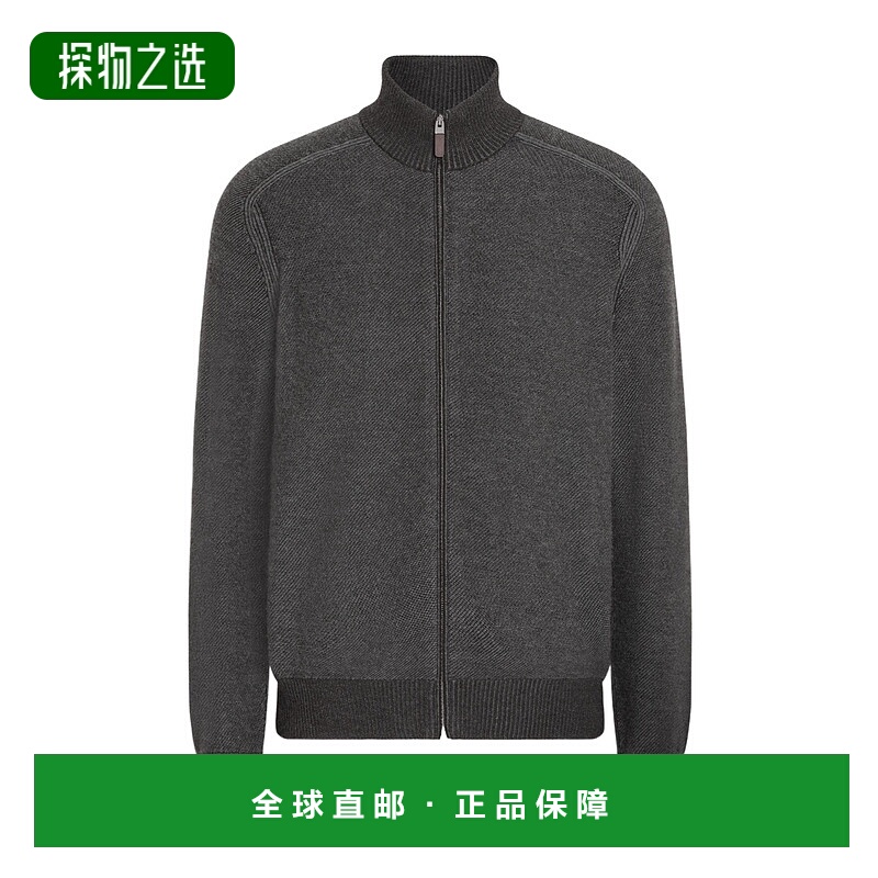 香港直邮Zegna Cashseta 全拉链开衫 UGJ92A2157