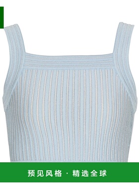 香港直邮Balmain 纹理针织上衣 FF1AB058KI83性感背心吊带