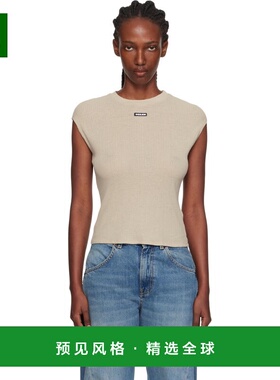 1h可退 香港直邮Ksubi 女士 灰褐色 Staple T 恤 WPF25TE014