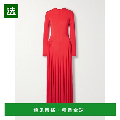 1h可退 TOVE 女士 Orea 褶皱弹性针织长款连衣裙 TVD182R