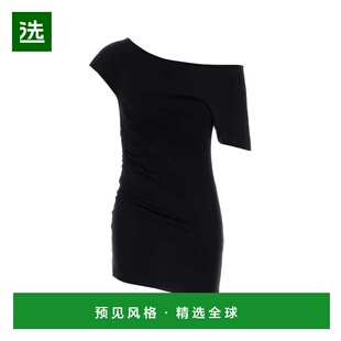 香港直邮Gimaguas 女士 Daria 黑色弹力粘胶纤维迷你连衣裙 DARIA