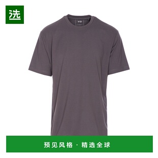 1h可退 香港直邮Y-3 男士T恤 JZ0717GRANITE AW2025 灰色