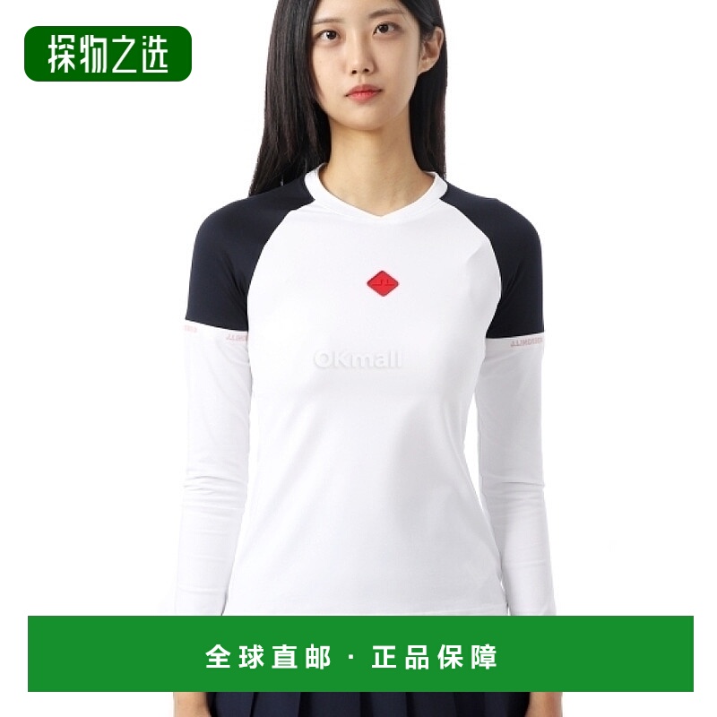 韩国直邮J.Lindeberg金·林德伯格上装T恤男女同款黑白色舒适柔软