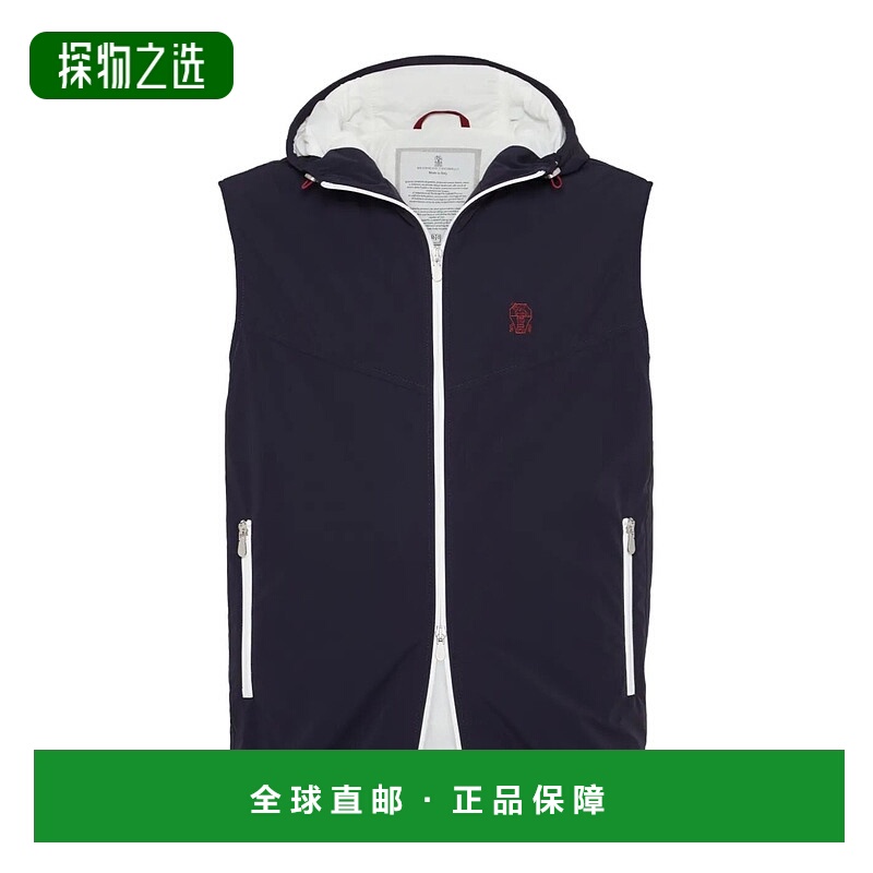 香港直邮Brunello Cucinelli 连帽马甲 MM49A7432G